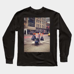 Chinese Woman Canal Street Broadway Manhattan New York City Long Sleeve T-Shirt